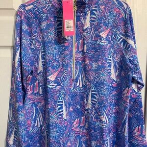 NWT Colorful Lilly Pulitzer Nautical Print Popover